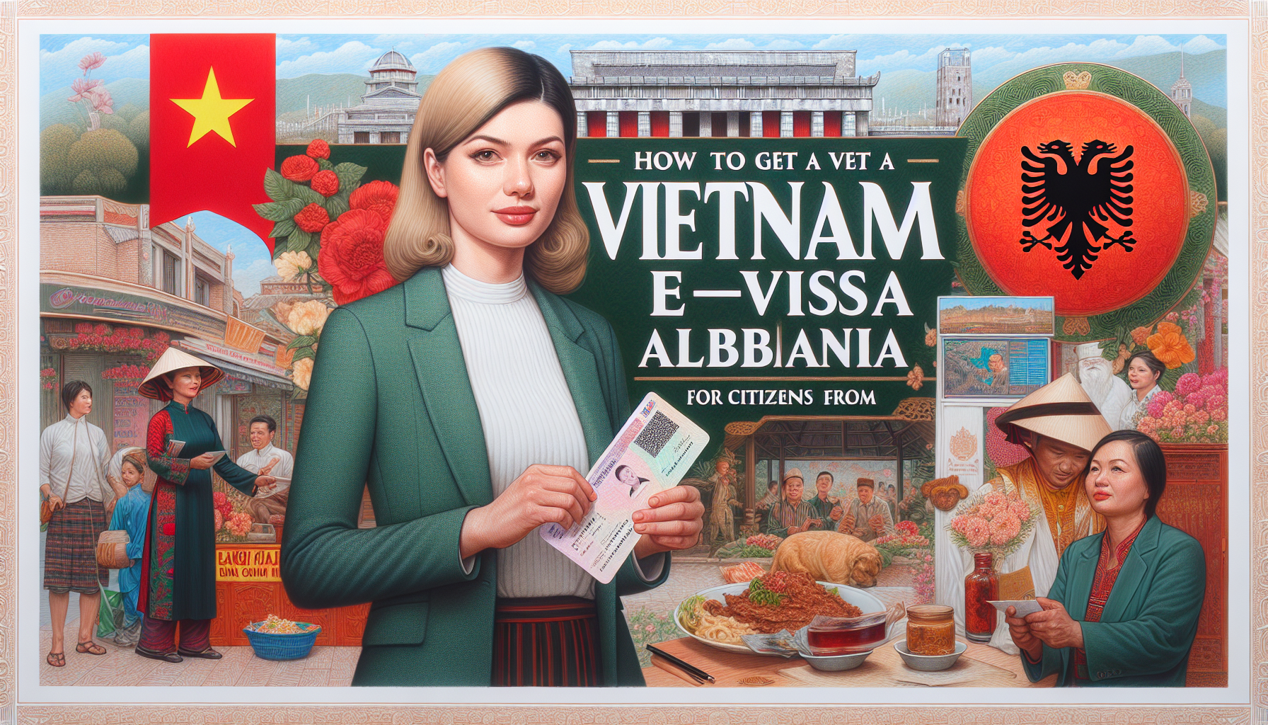 Vietnam Evisa for Citizens from Albania