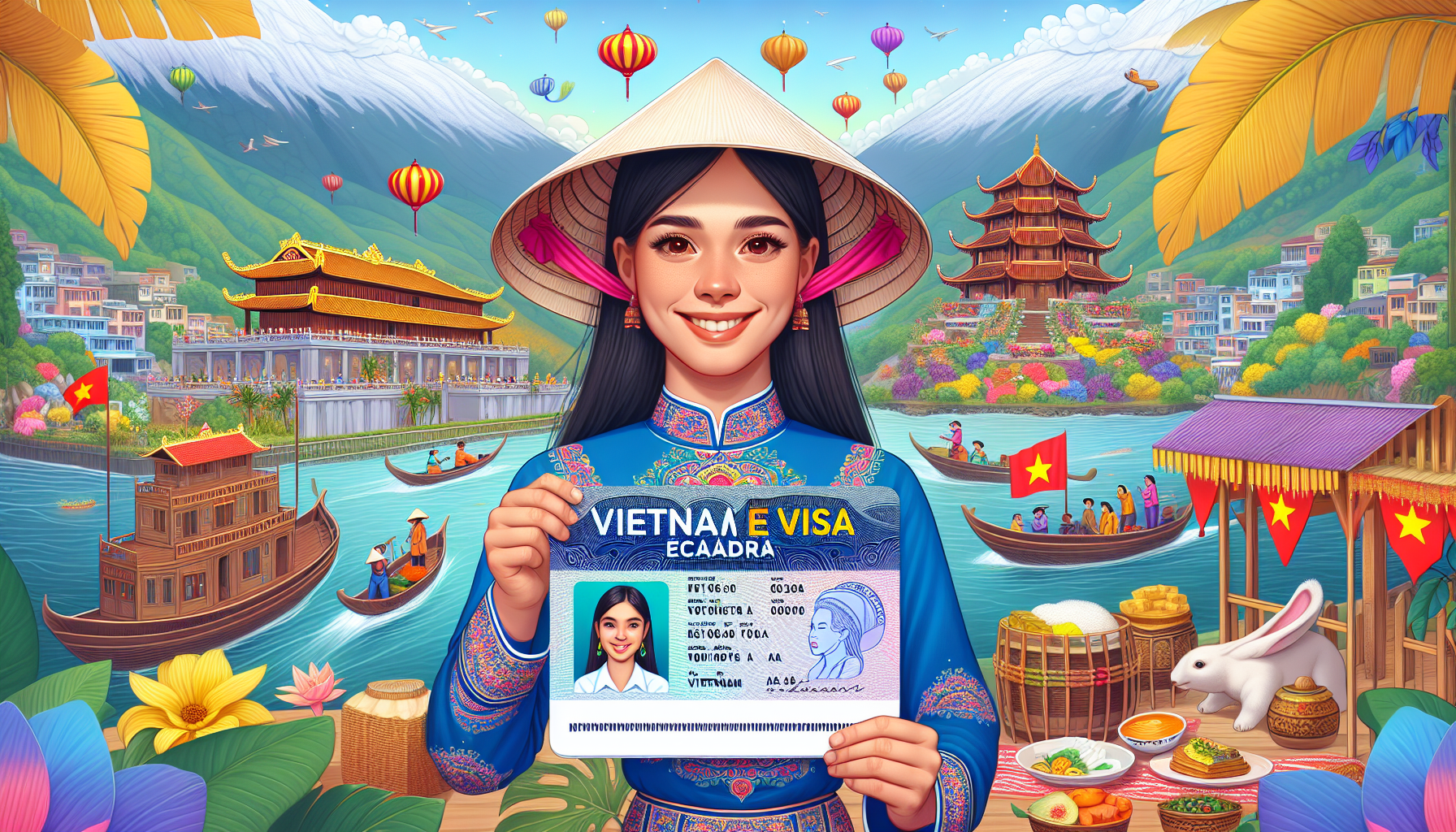 Vietnam Evisa for Citizens from Ecuador