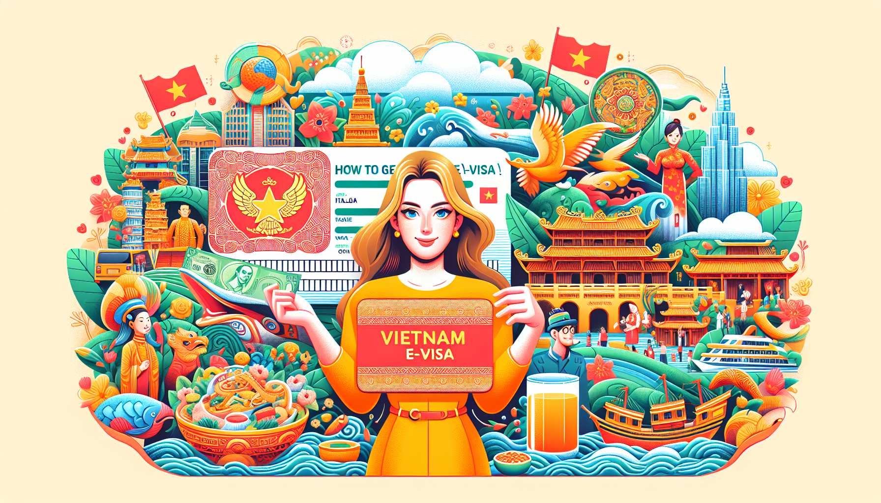 Vietnam Evisa for Citizens from Rome