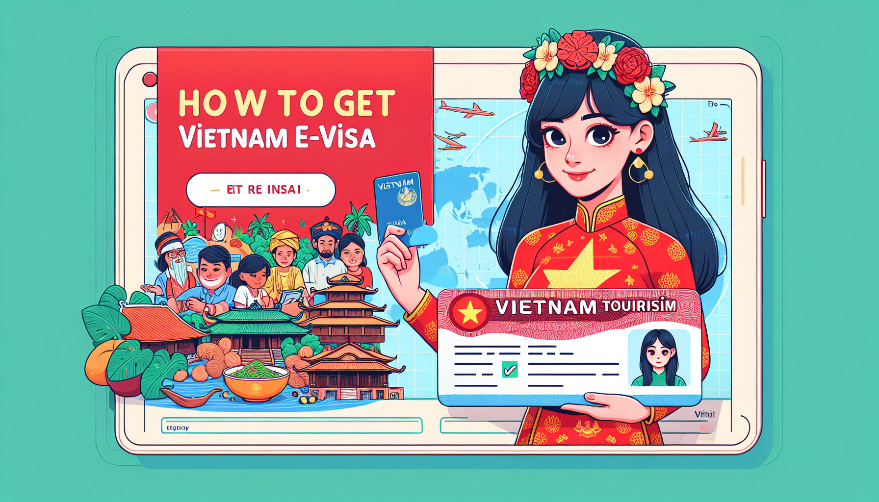 Vietnam Evisa for Citizens from Kiribati