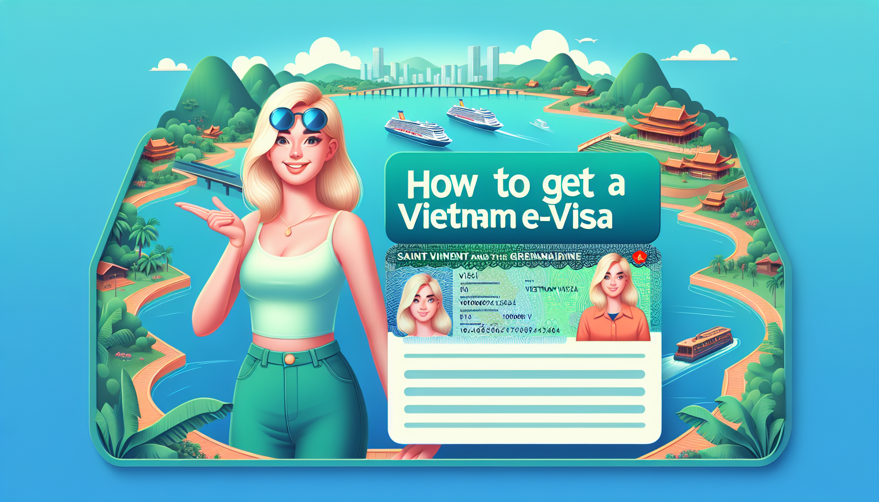 Vietnam Evisa for Citizens from Kingstown