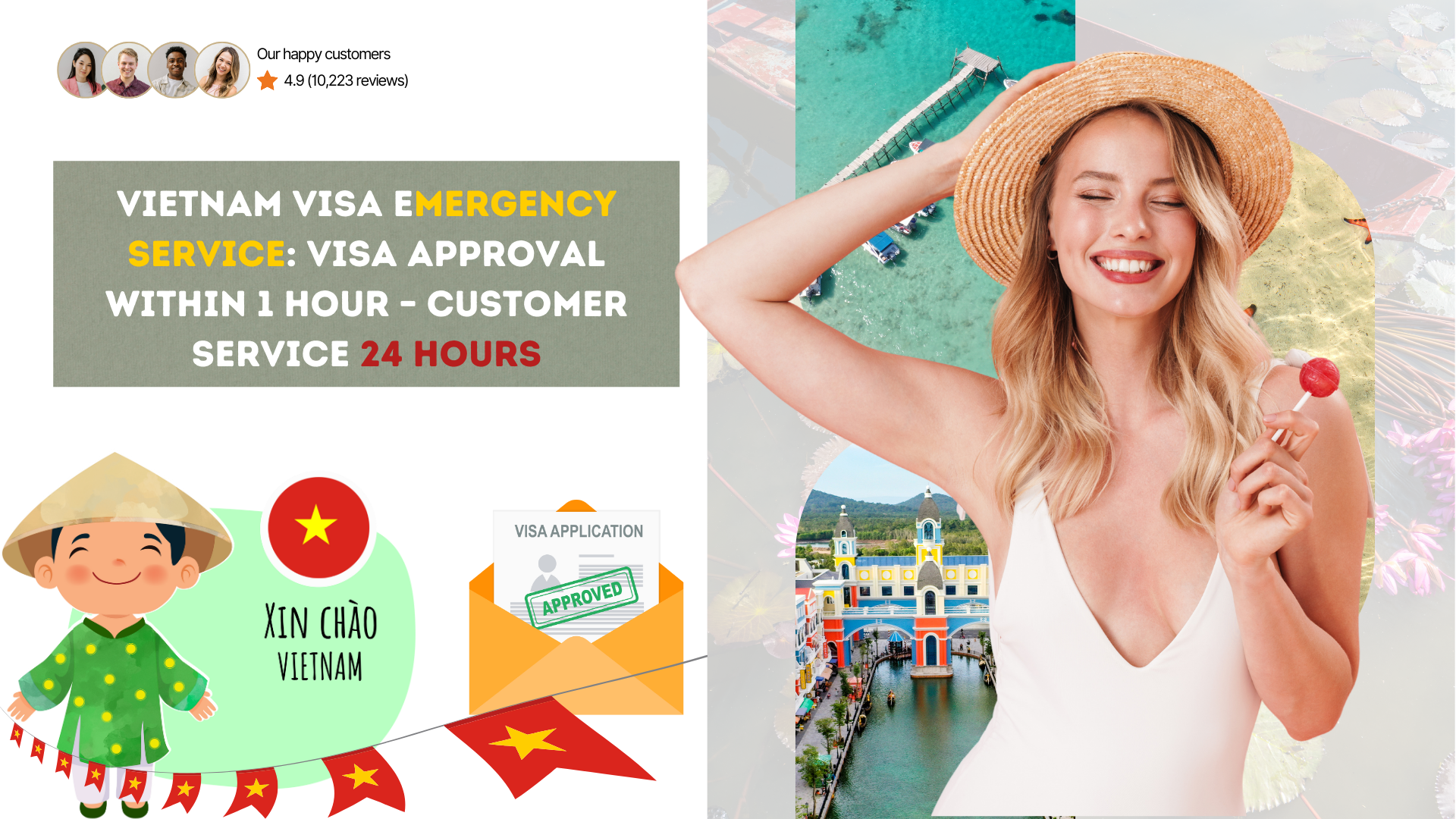 Vietnam Visa Emergency Service: Visa Approval within 1 Hour – Customer Service 24 Hours