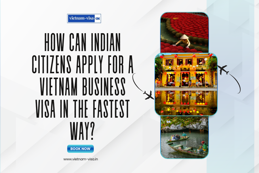 How can Indian citizens apply for a Vietnam business visa in the fastest way?