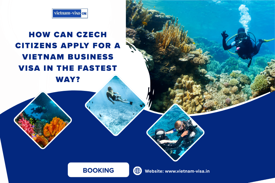 How can Czech citizens apply for a Vietnam business visa in the fastest way?